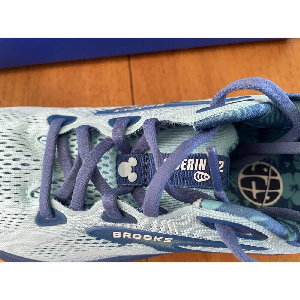 Brooks runDisney Glycerin 22 Stitch Women Size 8B Blue Red White Limited NIB - Picture 10 of 16